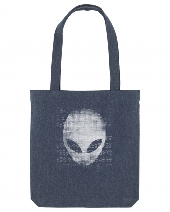 Ancient Alien Face Midnight Blue