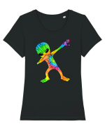 Dabbing Alien Tricou mânecă scurtă guler larg fitted Damă Expresser