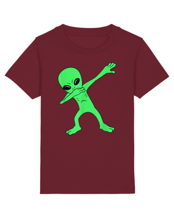 Dabbing Alien Burgundy