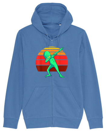 Sunset Dabbing Alien Bright Blue
