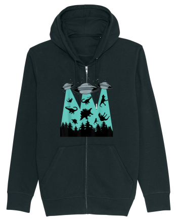 Dinosaur Alien Abduction Black