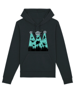 Dinosaur Alien Abduction Hanorac Unisex Drummer