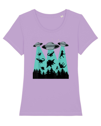Dinosaur Alien Abduction Lavender Dawn