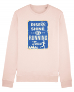 Rise and Shine Running Time Bluză mânecă lungă Unisex Rise