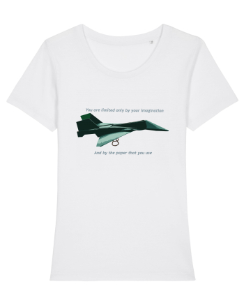 Origami Plane White