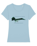 Origami Plane Tricou mânecă scurtă guler larg fitted Damă Expresser