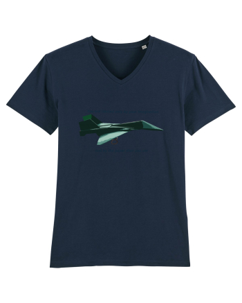 Origami Plane French Navy