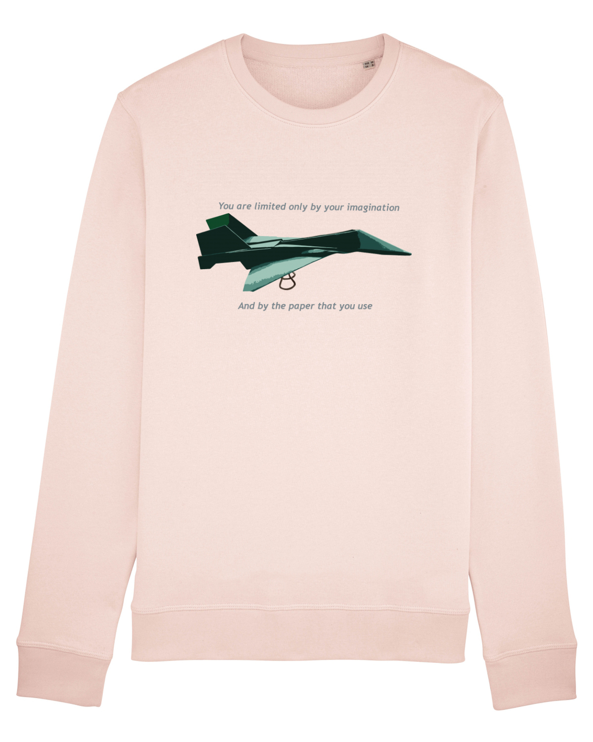 Bluză mânecă lungă Unisex Rise Candy Pink