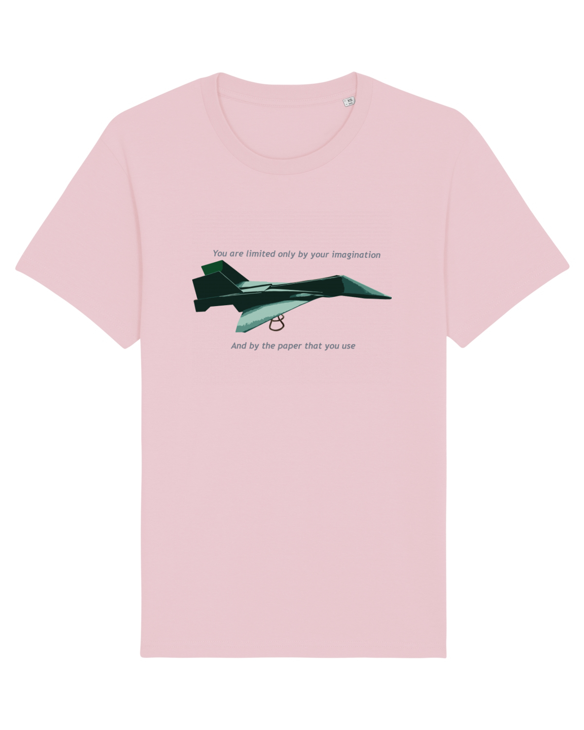 Tricou mânecă scurtă Unisex Rocker Cotton Pink