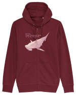 Origami hammerhead Hanorac cu fermoar Unisex Connector