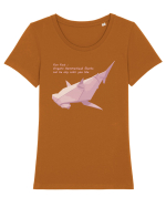 Origami hammerhead Tricou mânecă scurtă guler larg fitted Damă Expresser