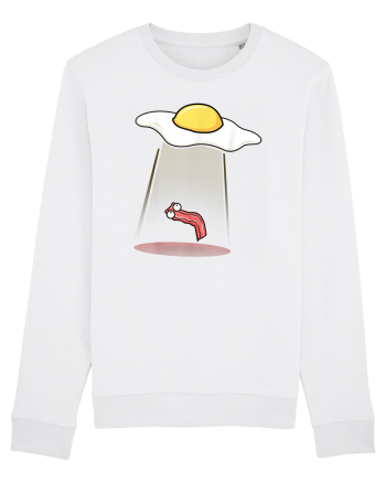 Funny Alien Breakfast White