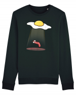 Funny Alien Breakfast Bluză mânecă lungă Unisex Rise