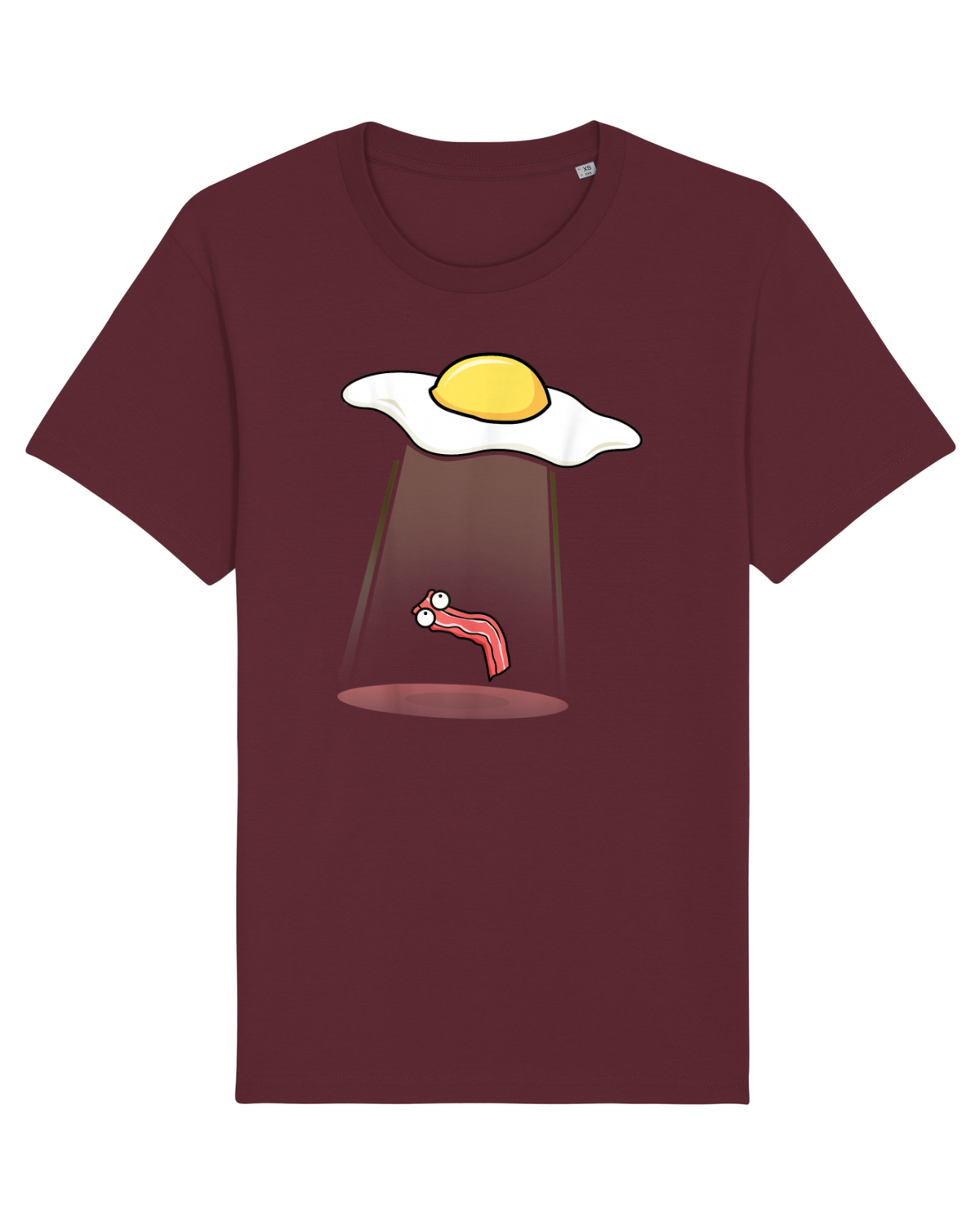Tricou mânecă scurtă Unisex Rocker Burgundy