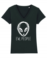 Ew People Alien Tricou mânecă scurtă guler V Damă Evoker