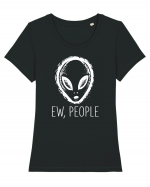 Ew People Alien Tricou mânecă scurtă guler larg fitted Damă Expresser