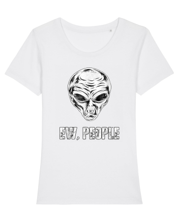 Ew People Funny Alien Face White