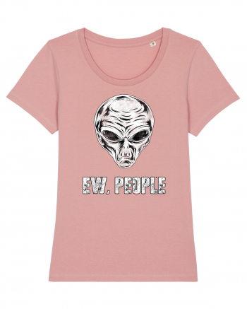 Ew People Funny Alien Face Canyon Pink