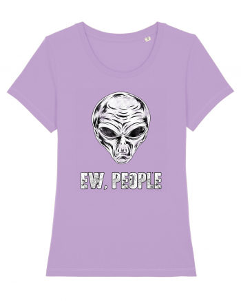 Ew People Funny Alien Face Lavender Dawn