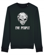 Ew People Funny Alien Face Bluză mânecă lungă Unisex Rise