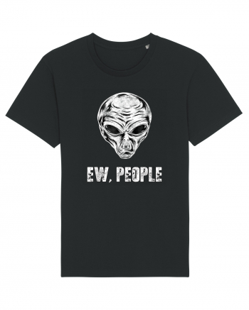 Ew People Funny Alien Face Black