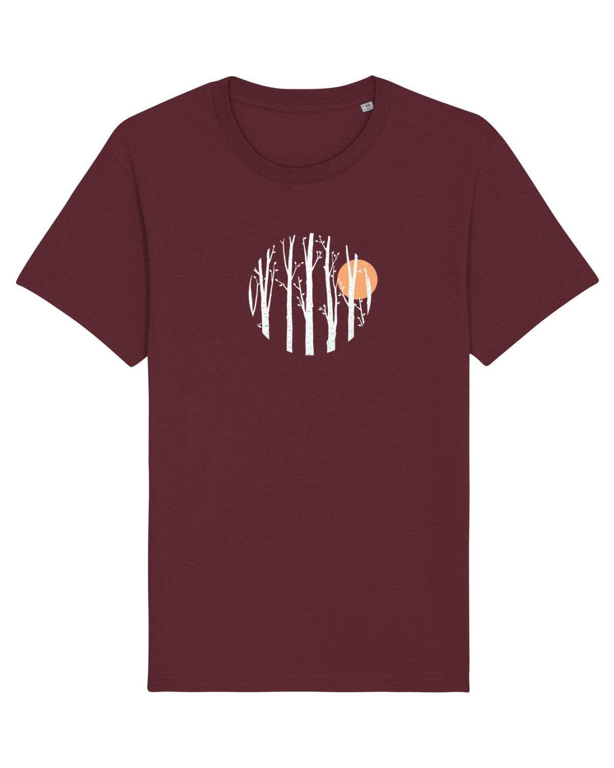 Tricou mânecă scurtă Unisex Rocker Burgundy