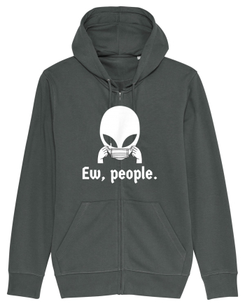 Ew People Introvert Alien Face Mask Anthracite