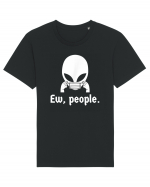 Ew People Introvert Alien Face Mask Tricou mânecă scurtă Unisex Rocker