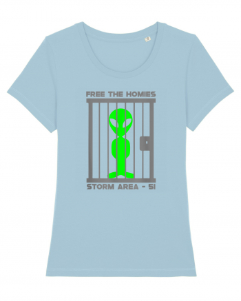Free The Homies Jail Area 51 Sky Blue
