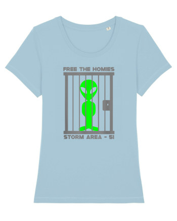 Free The Homies Jail Area 51 Sky Blue