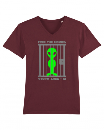 Free The Homies Jail Area 51 Burgundy