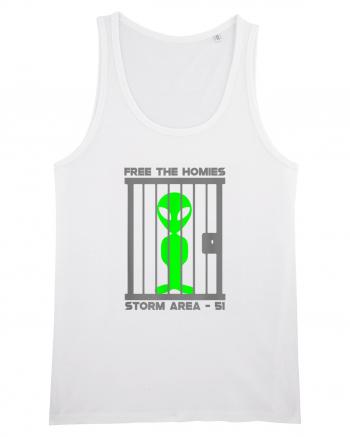 Free The Homies Jail Area 51 White