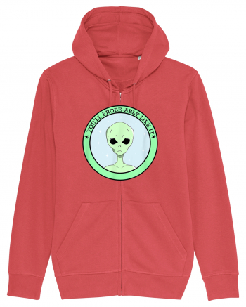 Funny Alien Abduction Probe Ably Carmine Red