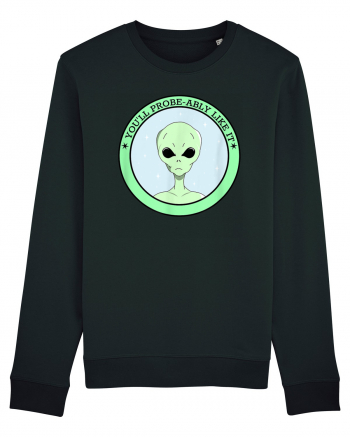 Funny Alien Abduction Probe Ably Black