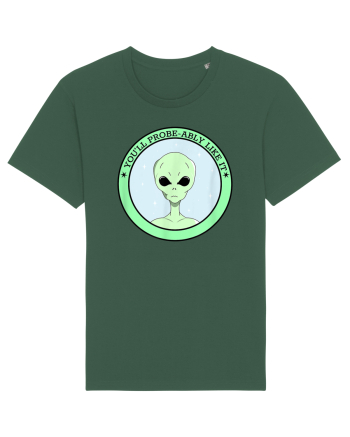 Funny Alien Abduction Probe Ably Bottle Green