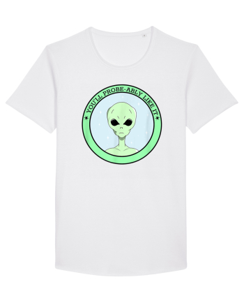 Funny Alien Abduction Probe Ably White