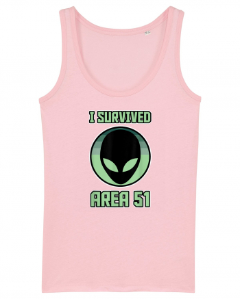 Funny Storm Area 51 Survived Alien Raid Cotton Pink