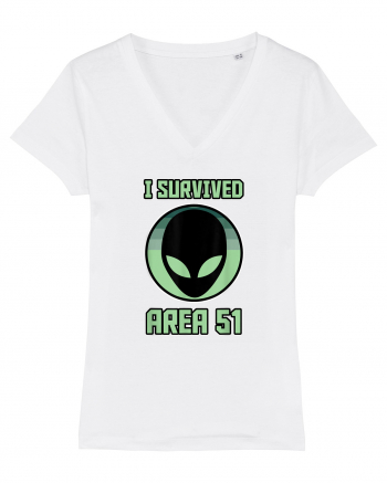 Funny Storm Area 51 Survived Alien Raid White