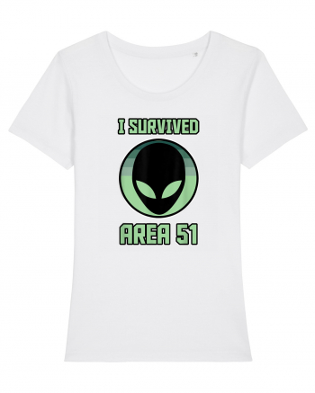 Funny Storm Area 51 Survived Alien Raid White