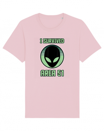 Funny Storm Area 51 Survived Alien Raid Cotton Pink