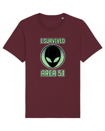 Funny Storm Area 51 Survived Alien Raid Burgundy