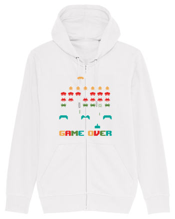 Game Over Retro Arcade Gaming White