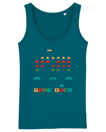 Game Over Retro Arcade Gaming Ocean Depth