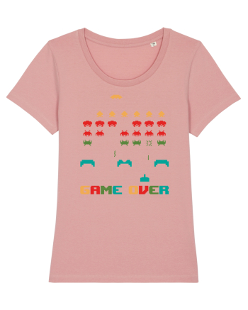 Game Over Retro Arcade Gaming Canyon Pink