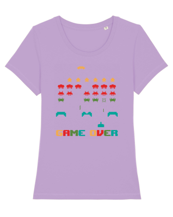Game Over Retro Arcade Gaming Lavender Dawn