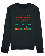 Game Over Retro Arcade Gaming Bluză mânecă lungă Unisex Rise