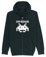 Gamers Space Alien Invader Hanorac cu fermoar Unisex Connector