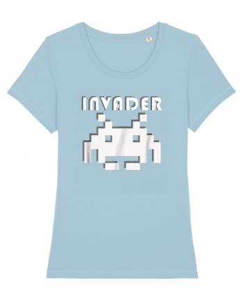 Gamers Space Alien Invader Sky Blue