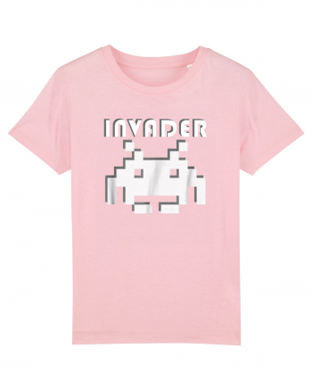 Gamers Space Alien Invader Cotton Pink