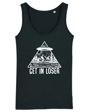 Get In Loser Alien Abduction Conspiracy Black